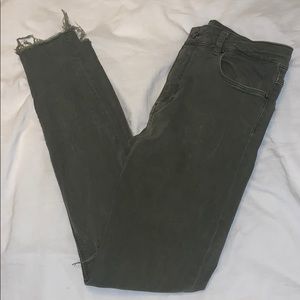Premium Zara high waisted straight leg jeans